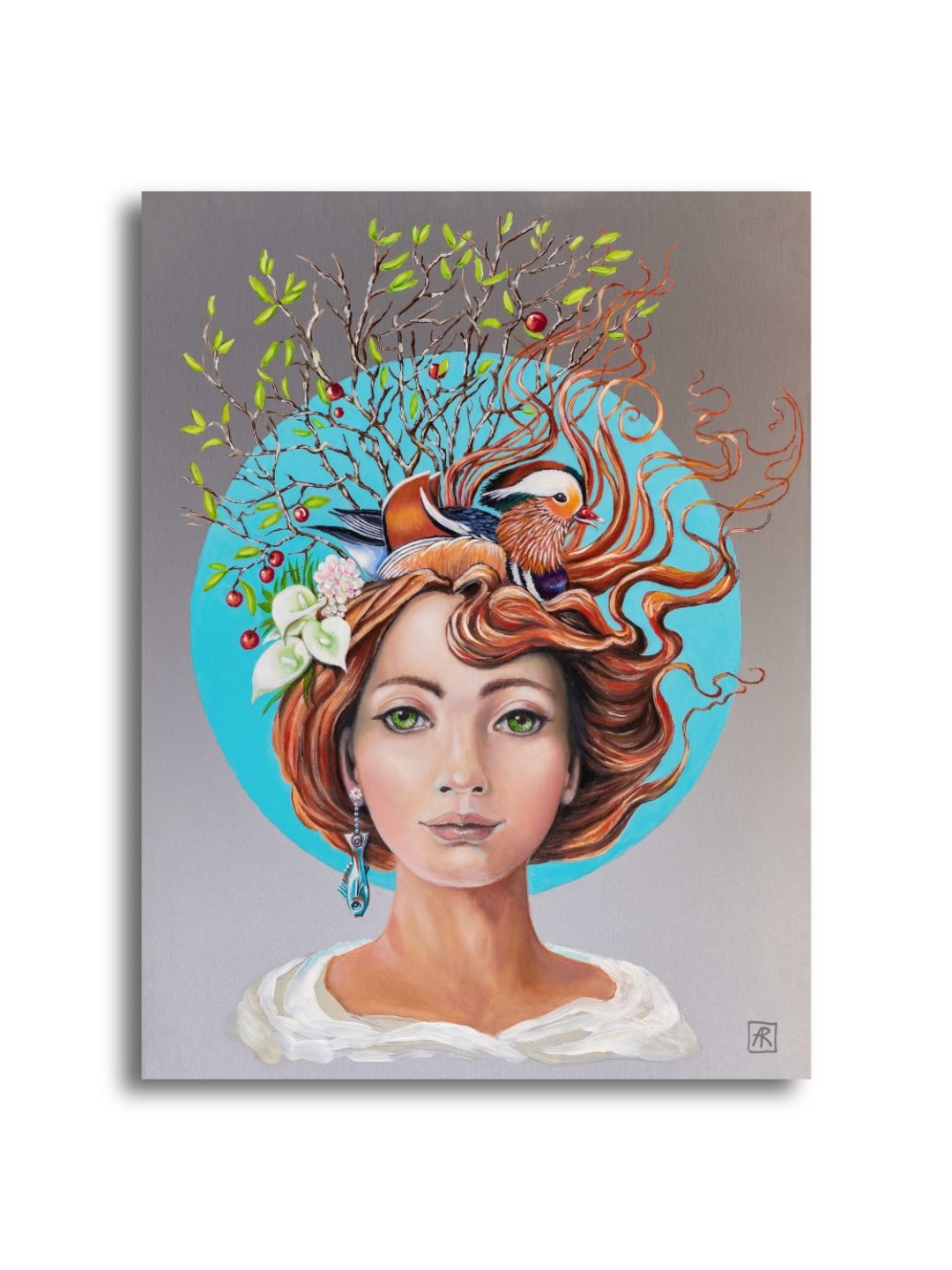Grace Under Pressure by Ann Richmond - A beautiful, stylised Fine-Art Print of a Dryad. Limited inventory remains in our Print Sale...