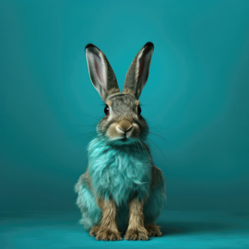Leveret - An AI-inspired Fine-Art Print & Embellished Fine-Art Print by Gary Hyland and exclusively available in 4 sizes from Otherwurlde.com.
