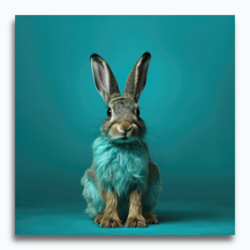 Leveret - Part of the Fauna Collection by artist Gary Hyland. This AI-inspired Digital Artwork, is available exclusively from Otherwurlde.com.