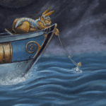 Infinite Dreams, painted by renowned UK fantasy artist Ann Richmond, is a mysterious and enigmatic piece of fantasy art featuring an African elephant aboard a whimsical little steamboat... Part of the Otherwurlde Collection—and created in collaboration with writer Gary Hyland—the piece transports viewers into a magical realm where armoured animals and evocative narratives come to life. Offered as affordable art with story, collectors can choose between the original artwork and an exclusive range of fine-art prints. Discover the enchantment at Otherwurlde.com.