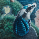 Everyday Miracles... painted by renowned UK fantasy artist Ann Richmond, is a beautiful and mysterious piece of fantasy art featuring a disparate group of animals witnessing Siamese fighting fish floating into the night sky... Part of the Otherwurlde Collection—and created in collaboration with writer Gary Hyland—the piece transports viewers into a magical realm where armoured animals and evocative narratives come to life. Offered as affordable art with story, collectors can choose between the original artwork and an exclusive range of fine-art prints. Discover the enchantment at Otherwurlde.com.