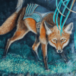 Everyday Miracles... painted by renowned UK fantasy artist Ann Richmond, is a beautiful and mysterious piece of fantasy art featuring a disparate group of animals witnessing Siamese fighting fish floating into the night sky... Part of the Otherwurlde Collection—and created in collaboration with writer Gary Hyland—the piece transports viewers into a magical realm where armoured animals and evocative narratives come to life. Offered as affordable art with story, collectors can choose between the original artwork and an exclusive range of fine-art prints. Discover the enchantment at Otherwurlde.com.