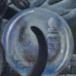 Mystic Mog, painted by renowned UK fantasy artist Ann Richmond, is a mysterious and charming piece of fantasy art featuring a fortune-telling Black Cat who may not be as clever as she thinks! Part of the Otherwurlde Collection—and created in collaboration with writer Gary Hyland—the piece transports viewers into a magical realm where armoured animals and evocative narratives come to life. Offered as affordable art with story, collectors can choose between the original artwork and an exclusive range of fine-art prints. Discover the enchantment at Otherwurlde.com.