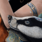 Enlightenment, painted by renowned UK fantasy artist Ann Richmond, is a dreamlike and inspirational piece of fantasy art featuring a dryad and her companions as she receives wisdom from a bee. Part of the Otherwurlde Collection—and created in collaboration with writer Gary Hyland—the piece transports viewers into a magical realm where armoured animals and evocative narratives come to life. Offered as affordable art with story, collectors can choose between the original artwork and an exclusive range of fine-art prints. Discover the enchantment at Otherwurlde.com.