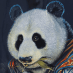 Dinner For One?, painted by renowned UK fantasy artist Ann Richmond, is a stunning and captivating piece of fantasy art featuring a greedy giant panda and his red panda companion who's eyeing dinner! Part of the Otherwurlde Collection—and created in collaboration with writer Gary Hyland—the piece transports viewers into a magical realm where armoured animals and evocative narratives come to life. Offered as affordable art with story, collectors can choose between the original artwork and an exclusive range of fine-art prints. Discover the enchantment at Otherwurlde.com.