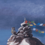 Pilgrim’s Rest, painted by renowned UK fantasy artist Ann Richmond, is an evocative and dreamlike piece of fantasy art featuring a trio of unlikely pilgrims—a red fox, a hare, and a toucan—as they make camp after a day's walking. Part of the Otherwurlde Collection—and created in collaboration with writer Gary Hyland—the piece transports viewers into a magical realm where armoured animals and evocative narratives come to life. Offered as affordable art with story, collectors can choose between the original artwork and an exclusive range of fine-art prints. Discover the enchantment at Otherwurlde.com.