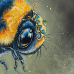 Moonflower, painted by renowned UK fantasy artist Ann Richmond, is a stunning and evocative piece of fantasy art featuring a clever bumblebee as it tricks a delicate flower into blooming, allowing it to retrieve its precious pollen. Part of the Otherwurlde Collection—and created in collaboration with writer Gary Hyland—the piece transports viewers into a magical realm where armoured animals and evocative narratives come to life. Offered as affordable art with story, collectors can choose between the original artwork and an exclusive range of fine-art prints. Discover the enchantment at Otherwurlde.com.