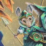 The Watchers, painted by renowned UK fantasy artist Ann Richmond, is an endearing piece of fantasy art featuring an attentive Little Owl and his steadfast Fieldmouse companion. Part of the Otherwurlde Collection—and created in collaboration with writer Gary Hyland—the piece transports viewers into a magical realm where armoured animals and evocative narratives come to life. Offered as affordable art with story, collectors can choose between the original artwork and an exclusive range of fine-art prints. Discover the enchantment at Otherwurlde.com.