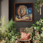 The Seed and the Flame... painted by renowned UK fantasy artist Ann Richmond, features a brave hedgehog as it presents an acorn to a gentle lion, in a scene rich with symbolism and emotion. Part of the Otherwurlde Collection—and created in collaboration with writer Gary Hyland—the piece transports viewers into a magical realm where armoured animals and evocative narratives come to life. Offered as affordable art with story, collectors can choose between the original artwork and an exclusive range of fine-art prints. Discover the enchantment at Otherwurlde.com.