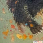 'Feeling Fruity!', features an energetic badger as it gallops towards the viewer... Or has it spotted the enticing bunch of Victoria plums instead? Look closer and you'll spot something else that's already found it! Painted by renowned UK wildlife artist Ann Richmond, the artwork comes alive with vibrant brush strokes over a richly textured canvas, capturing the delicate interplay of nature in a moment of quiet wonder. Each piece in The Wylde Ones is rendered in Richmond’s fresh, energetic, and gestural new style—a deliberate departure from her works in The Otherwurlde Collection. The backgrounds are carefully matched to hues from a heritage palette we affectionately call “Barrow & Fall”; complementing these striking and distinctive portrayals of British wildlife. Discover the original works and fine-art prints at Otherwurlde.com.