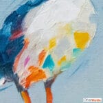 'Catch of the Day...', features a watchful Puffin, whose vigil is rewarded by the return of its partner; its beak overflowing with silvery fish...! Painted by renowned UK wildlife artist Ann Richmond, the artwork comes alive with vibrant brush strokes over a richly textured canvas, capturing the delicate interplay of nature in a moment of quiet wonder. Each piece in The Wylde Ones is rendered in Richmond’s fresh, energetic, and gestural new style—a deliberate departure from her works in The Otherwurlde Collection. The backgrounds are carefully matched to hues from a heritage palette we affectionately call “Barrow & Fall”; complementing these striking and distinctive portrayals of British wildlife. Discover the original works and fine-art prints at Otherwurlde.com.