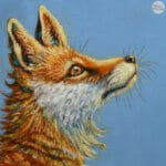 'Sunny Side Up!' This beautiful painting celebrates the noble fox at his best, as he stares awestruck at a glowing sunflower in all its glory. While it's true that you should 'never stare at the sun', we'd make an exception for this one! Painted by renowned UK wildlife artist Ann Richmond, the artwork comes alive with vibrant brush strokes over a richly textured canvas, capturing the delicate interplay of nature in a moment of quiet wonder. Each piece in The Wylde Ones is rendered in Richmond’s fresh, energetic, and gestural new style—a deliberate departure from her works in The Otherwurlde Collection. The backgrounds are carefully matched to hues from a heritage palette we affectionately call “Barrow & Fall”; complementing these striking and distinctive portrayals of British wildlife. Discover the original works and fine-art prints at Otherwurlde.com.