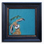'Bad Hare Day…' is a whimsical study of a young hare sheltering beneath a leaf in a rainstorm — blissfully unaware that it’s dripping more water than it’s stopping. Raindrops splash and scatter across his fur in a scene full of humour, charm, and countryside mischief. A scene full of mischief, warmth, and woodland charm Painted by renowned UK wildlife artist Ann Richmond, the artwork comes alive with vibrant brush strokes over a richly textured canvas, capturing the delicate interplay of nature in a moment of quiet wonder. Each piece in The Wylde Ones is rendered in Richmond’s fresh, energetic, and gestural new style—a deliberate departure from her works in The Otherwurlde Collection. The backgrounds are carefully matched to hues from a heritage palette we affectionately call “Barrow & Fall”; complementing these striking and distinctive portrayals of British wildlife. Discover the original works and fine-art prints at Otherwurlde.com.