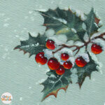 'A Berry Good Day!' captures a playful winter moment as a red squirrel, out foraging in the snow, drops his prized acorn in astonishment at the sight of a cluster of bright holly berries. A scene full of mischief, warmth, and woodland charm Painted by renowned UK wildlife artist Ann Richmond, the artwork comes alive with vibrant brush strokes over a richly textured canvas, capturing the delicate interplay of nature in a moment of quiet wonder. Each piece in The Wylde Ones is rendered in Richmond’s fresh, energetic, and gestural new style—a deliberate departure from her works in The Otherwurlde Collection. The backgrounds are carefully matched to hues from a heritage palette we affectionately call “Barrow & Fall”; complementing these striking and distinctive portrayals of British wildlife. Discover the original works and fine-art prints at Otherwurlde.com.