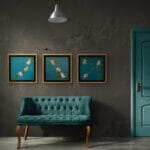 “Twang!” brings the Three Thieves tale to its conclusion as the villains are catapulted from their precarious branch, undone at the very moment they reach for the coveted berry. A comic woodland finale full of motion, mischief, and poetic justice. Painted by renowned UK wildlife artist Ann Richmond, the artwork comes alive with vibrant brush strokes over a richly textured canvas, capturing the delicate interplay of nature in a moment of quiet wonder. Each piece in The Wylde Ones is rendered in Richmond’s fresh, energetic, and gestural new style—a deliberate departure from her works in The Otherwurlde Collection. The backgrounds are carefully matched to hues from a heritage palette we affectionately call “Barrow & Fall”; complementing these striking and distinctive portrayals of British wildlife. Discover the original works and fine-art prints at Otherwurlde.com.