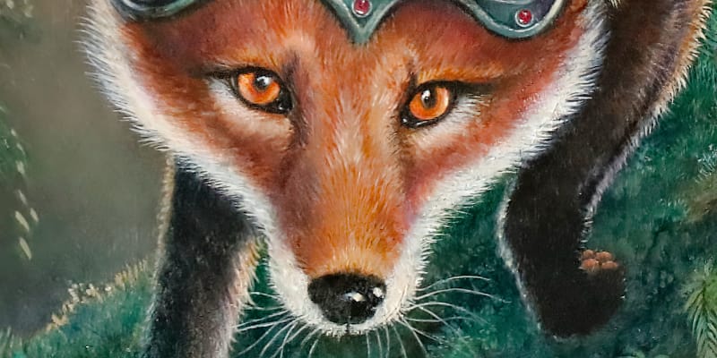 Prime Time... by Ann Richmond, follows a young fox as it encounters newly emerged dragonflies — a fleeting, magical moment that quietly explores time, transformation, and the idea that life is not measured by length, but by intensity. Part of the Otherwurlde Collection—created in collaboration with writer Gary Hyland—Ravensong invites collectors into a world where armoured animals and hidden narratives converge. Available as the original artwork and in a limited range of fine-art prints. Discover more at Otherwurlde.com.