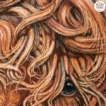 “Morag Munchin’” portrays a wonderfully characterful ginger Highland cow, contentedly chewing an ear of barley with a winning, slightly cheeky tilt of the head. As she munches, a delicate pale-pink butterfly drifts in to settle on one of her horns, completing a scene full of warmth and gentle countryside charm. Painted by renowned UK wildlife artist Ann Richmond, the artwork comes alive with vibrant brush strokes over a richly textured canvas, capturing the delicate interplay of nature in a moment of quiet wonder. Each piece in The Wylde Ones is rendered in Richmond’s fresh, energetic, and gestural new style—a deliberate departure from her works in The Otherwurlde Collection. The backgrounds are carefully matched to hues from a heritage palette we affectionately call “Barrow & Fall”; complementing these striking and distinctive portrayals of British wildlife. Discover the original works and fine-art prints at Otherwurlde.com.