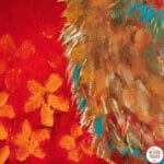 “Hare, Dryer…” presents a serene portrait of a hare at dawn, bathed in the soft warmth of a rising sun. Set against rich tones of red, yellow, and marigold, the hare rests calmly among oversized, abstracted flowers — a quietly radiant scene that speaks of warmth, stillness, and gentle renewal. Painted by renowned UK wildlife artist Ann Richmond, the artwork comes alive with vibrant brush strokes over a richly textured canvas, capturing the delicate interplay of nature in a moment of quiet wonder. Each piece in The Wylde Ones is rendered in Richmond’s fresh, energetic, and gestural new style—a deliberate departure from her works in The Otherwurlde Collection. The backgrounds are carefully matched to hues from a heritage palette we affectionately call “Barrow & Fall”; complementing these striking and distinctive portrayals of British wildlife. Discover the original works and fine-art prints at Otherwurlde.com.