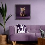 Fox Cub, created by innovative UK digital artist Gary Hyland, captures the stunning innocence of a Fox Cub, delicately colour-tinted to harmonise with a soft, graduated purple background. This enchanting piece from the Fauna Collection celebrates the purity and charm of nature through a minimalist yet captivating composition, where the purple accents in the Fox Cub's fur resonate with the serene backdrop. An impossibly cute and gentle vision, Fox Cub transports us to a timeless, unspoiled realm of natural beauty, blended with a subtle twist of colour. Discover original artworks and fine-art prints from this endearing series at Otherwurlde.com.