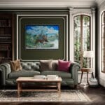 The Dreamcatchers, painted by renowned UK fantasy artist Ann Richmond, is a stunning and captivating piece of fantasy art featuring a grizzly bear and a hare as they deftly catch flying fish. Part of the Otherwurlde Collection—and created in collaboration with writer Gary Hyland—the piece transports viewers into a magical realm where armoured animals and evocative narratives come to life. Offered as affordable art with story, collectors can choose between the original artwork and an exclusive range of fine-art prints. Discover the enchantment at Otherwurlde.com.