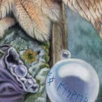 Pearls of Wisdom, painted by renowned UK fantasy artist Ann Richmond, is a mysterious and captivating piece of fantasy art featuring a vigilant eagle owl standing watch over a tranquil valley. Part of the Otherwurlde Collection—and created in collaboration with writer Gary Hyland—the piece transports viewers into a magical realm where armoured animals and evocative narratives come to life. Offered as affordable art with story, collectors can choose between the original artwork and an exclusive range of fine-art prints. Discover the enchantment at Otherwurlde.com.