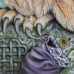 Pearls of Wisdom, painted by renowned UK fantasy artist Ann Richmond, is a mysterious and captivating piece of fantasy art featuring a vigilant eagle owl standing watch over a tranquil valley. Part of the Otherwurlde Collection—and created in collaboration with writer Gary Hyland—the piece transports viewers into a magical realm where armoured animals and evocative narratives come to life. Offered as affordable art with story, collectors can choose between the original artwork and an exclusive range of fine-art prints. Discover the enchantment at Otherwurlde.com.