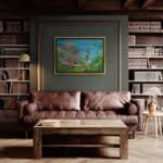 The Gossamer Thread, painted by renowned UK fantasy artist Ann Richmond, is a mysterious, ethereal artwork featuring a dryad guiding her lionfish companion down to the sea. Part of the Otherwurlde Collection—and created in collaboration with writer Gary Hyland—the piece transports viewers into a magical realm where armoured animals and evocative narratives come to life. Offered as affordable art with story, collectors can choose between the original artwork and an exclusive range of fine-art prints. Discover the enchantment at Otherwurlde.com.