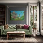 The Gossamer Thread, painted by renowned UK fantasy artist Ann Richmond, is a mysterious, ethereal artwork featuring a dryad guiding her lionfish companion down to the sea. Part of the Otherwurlde Collection—and created in collaboration with writer Gary Hyland—the piece transports viewers into a magical realm where armoured animals and evocative narratives come to life. Offered as affordable art with story, collectors can choose between the original artwork and an exclusive range of fine-art prints. Discover the enchantment at Otherwurlde.com.