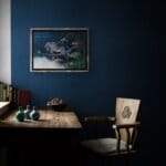 Leap of Faith, painted by renowned UK fantasy artist Ann Richmond, is an optimistic and supportive piece of fantasy art featuring a disparate band of animals taking a bold 'leap of faith' off a cliff. Part of the Otherwurlde Collection—and created in collaboration with writer Gary Hyland—the piece transports viewers into a magical realm where armoured animals and evocative narratives come to life. Offered as affordable art with story, collectors can choose between the original artwork and an exclusive range of fine-art prints. Discover the enchantment at Otherwurlde.com.