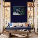 Leap of Faith, painted by renowned UK fantasy artist Ann Richmond, is an optimistic and supportive piece of fantasy art featuring a disparate band of animals taking a bold 'leap of faith' off a cliff. Part of the Otherwurlde Collection—and created in collaboration with writer Gary Hyland—the piece transports viewers into a magical realm where armoured animals and evocative narratives come to life. Offered as affordable art with story, collectors can choose between the original artwork and an exclusive range of fine-art prints. Discover the enchantment at Otherwurlde.com.