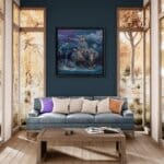 Infinite Dreams, painted by renowned UK fantasy artist Ann Richmond, is a mysterious and enigmatic piece of fantasy art featuring an African elephant aboard a whimsical little steamboat... Part of the Otherwurlde Collection—and created in collaboration with writer Gary Hyland—the piece transports viewers into a magical realm where armoured animals and evocative narratives come to life. Offered as affordable art with story, collectors can choose between the original artwork and an exclusive range of fine-art prints. Discover the enchantment at Otherwurlde.com.