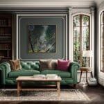 The One That Got Away... painted by renowned UK fantasy artist Ann Richmond, is a beautiful and enigmatic piece of fantasy art featuring an airborne sealion as she collects balloons in a magical forest... Part of the Otherwurlde Collection—and created in collaboration with writer Gary Hyland—the piece transports viewers into a magical realm where armoured animals and evocative narratives come to life. Offered as affordable art with story, collectors can choose between the original artwork and an exclusive range of fine-art prints. Discover the enchantment at Otherwurlde.com.