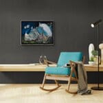 For Every Lock... painted by renowned UK fantasy artist Ann Richmond, is an enigmatic and beautiful piece of fantasy art featuring a Javan Rhino accompanied by other animals native to Java. Part of the Otherwurlde Collection—and created in collaboration with writer Gary Hyland—the piece transports viewers into a magical realm where armoured animals and evocative narratives come to life. Offered as affordable art with story, collectors can choose between the original artwork and an exclusive range of fine-art prints. Discover the enchantment at Otherwurlde.com.