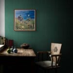 Golden Delicious, painted by renowned UK fantasy artist Ann Richmond, is a mysterious and endearing piece of fantasy art featuring a wisdom-seeking donkey in the company of a pack of painted wolves (wild dogs). Part of the Otherwurlde Collection—and created in collaboration with writer Gary Hyland—the piece transports viewers into a magical realm where armoured animals and evocative narratives come to life. Offered as affordable art with story, collectors can choose between the original artwork and an exclusive range of fine-art prints. Discover the enchantment at Otherwurlde.com.