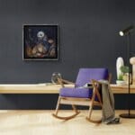 Dinner For One?, painted by renowned UK fantasy artist Ann Richmond, is a stunning and captivating piece of fantasy art featuring a greedy giant panda and his red panda companion who's eyeing dinner! Part of the Otherwurlde Collection—and created in collaboration with writer Gary Hyland—the piece transports viewers into a magical realm where armoured animals and evocative narratives come to life. Offered as affordable art with story, collectors can choose between the original artwork and an exclusive range of fine-art prints. Discover the enchantment at Otherwurlde.com.