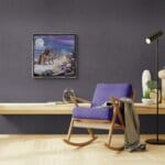 Pilgrim’s Rest, painted by renowned UK fantasy artist Ann Richmond, is an evocative and dreamlike piece of fantasy art featuring a trio of unlikely pilgrims—a red fox, a hare, and a toucan—as they make camp after a day's walking. Part of the Otherwurlde Collection—and created in collaboration with writer Gary Hyland—the piece transports viewers into a magical realm where armoured animals and evocative narratives come to life. Offered as affordable art with story, collectors can choose between the original artwork and an exclusive range of fine-art prints. Discover the enchantment at Otherwurlde.com.