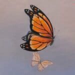 Approach is the first painting in Ann Richmond's From Whispers to Wings triptych, introducing a young woman in quiet contemplation as she begins a journey of self-discovery. Surrounded by a cloud of monarch butterflies, a hidden blue butterfly symbolises a yet-unfound idea amidst Otherwurlde—a fabled realm of armoured animals and their stories. Part of the Otherwurlde Collection, this fantasy art limited edition piece—conceived by renowned UK fantasy artist Ann Richmond and writer Gary Hyland—transports viewers into a magical realm where armoured animals and evocative narratives come to life. Offered as affordable art with story, collectors can choose between the original artwork and an exclusive range of fine-art prints. Discover the enchantment at Otherwurlde.com.