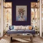 Arrival is the second painting in Ann Richmond's From Whispers to Wings triptych. The young woman, now more assured, finds the blue butterfly—a symbol of inspiration—on her shoulder, while a turban encircled by monarch butterflies reflects her inner contemplation. This piece, set in the magical Otherwurlde, conveys the beauty of recognising and considering one’s own insight. Part of the Otherwurlde Collection, this fantasy art limited edition piece—conceived by renowned UK fantasy artist Ann Richmond and writer Gary Hyland—transports viewers into a magical realm where armoured animals and evocative narratives come to life. Offered as affordable art with story, collectors can choose between the original artwork and an exclusive range of fine-art prints. Discover the enchantment at Otherwurlde.com.