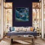 All That Glitters..., painted by renowned UK fantasy artist Ann Richmond, is a stunning and evocative piece of fantasy art featuring an otter in pursuit of golden carp, blissfully unaware of the 'real' treasure that lies forgotten below. Part of the Otherwurlde Collection—and created in collaboration with writer Gary Hyland—the piece transports viewers into a magical realm where armoured animals and evocative narratives come to life. Offered as affordable art with story, collectors can choose between the original artwork and an exclusive range of fine-art prints. Discover the enchantment at Otherwurlde.com.