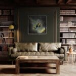 Moonflower, painted by renowned UK fantasy artist Ann Richmond, is a stunning and evocative piece of fantasy art featuring a clever bumblebee as it tricks a delicate flower into blooming, allowing it to retrieve its precious pollen. Part of the Otherwurlde Collection—and created in collaboration with writer Gary Hyland—the piece transports viewers into a magical realm where armoured animals and evocative narratives come to life. Offered as affordable art with story, collectors can choose between the original artwork and an exclusive range of fine-art prints. Discover the enchantment at Otherwurlde.com.