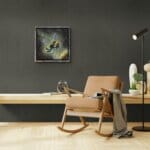 Moonflower, painted by renowned UK fantasy artist Ann Richmond, is a stunning and evocative piece of fantasy art featuring a clever bumblebee as it tricks a delicate flower into blooming, allowing it to retrieve its precious pollen. Part of the Otherwurlde Collection—and created in collaboration with writer Gary Hyland—the piece transports viewers into a magical realm where armoured animals and evocative narratives come to life. Offered as affordable art with story, collectors can choose between the original artwork and an exclusive range of fine-art prints. Discover the enchantment at Otherwurlde.com.