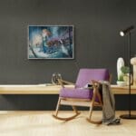 The Promise of Spring..., painted by renowned UK fantasy artist Ann Richmond, is a stunning and evocative piece of fantasy art featuring a mystical dryad and a company of wolves, as they walk from winter into spring. Part of the Otherwurlde Collection—and created in collaboration with writer Gary Hyland—the piece transports viewers into a magical realm where armoured animals and evocative narratives come to life. Offered as affordable art with story, collectors can choose between the original artwork and an exclusive range of fine-art prints. Discover the enchantment at Otherwurlde.com.