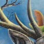 The Healer's Gift..., painted by renowned UK fantasy artist Ann Richmond, is a stunning and evocative piece of fantasy art featuring a mystical white deer stag and his squirrel shaman as they approach a wooded glade. Part of the Otherwurlde Collection—and created in collaboration with writer Gary Hyland—the piece transports viewers into a magical realm where armoured animals and evocative narratives come to life. Offered as affordable art with story, collectors can choose between the original artwork and an exclusive range of fine-art prints. Discover the enchantment at Otherwurlde.com.