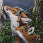 The Healer's Gift..., painted by renowned UK fantasy artist Ann Richmond, is a stunning and evocative piece of fantasy art featuring a mystical white deer stag and his squirrel shaman as they approach a wooded glade. Part of the Otherwurlde Collection—and created in collaboration with writer Gary Hyland—the piece transports viewers into a magical realm where armoured animals and evocative narratives come to life. Offered as affordable art with story, collectors can choose between the original artwork and an exclusive range of fine-art prints. Discover the enchantment at Otherwurlde.com.