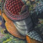 Pilgrim's Gather... painted by renowned UK fantasy artist Ann Richmond, is set in a rich, Autumnal woodland and introduces three companions on a journey of perseverance and spiritual awakening. Part of the Otherwurlde Collection—and created in collaboration with writer Gary Hyland—the piece transports viewers into a magical realm where armoured animals and evocative narratives come to life. Offered as affordable art with story, collectors can choose between the original artwork and an exclusive range of fine-art prints. Discover the enchantment at Otherwurlde.com.