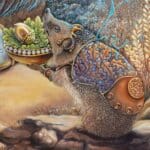 The Seed and the Flame... painted by renowned UK fantasy artist Ann Richmond, features a brave hedgehog as it presents an acorn to a gentle lion, in a scene rich with symbolism and emotion. Part of the Otherwurlde Collection—and created in collaboration with writer Gary Hyland—the piece transports viewers into a magical realm where armoured animals and evocative narratives come to life. Offered as affordable art with story, collectors can choose between the original artwork and an exclusive range of fine-art prints. Discover the enchantment at Otherwurlde.com.