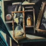 Ravensong… painted by UK fantasy artist Ann Richmond, presents a striking raven at rest within the scribing hall of the Otherwurlde. Usually intent on engraving guidance upon the legendary Pearls of Wisdom, here it pauses—head cocked, beak poised—as though weighing what the next rune should reveal. A golden shaft of light illuminates the shelves and urns around it, symbols of the knowledge entrusted to this enigmatic guardian. The painting reflects an old truth: a bird does not sing because it has an answer, but because it has a song. In this moment of stillness, the raven’s presence suggests that wisdom lies not in final answers, but in the ongoing song itself—the search, the patience, the story unfolding. Part of the Otherwurlde Collection—created in collaboration with writer Gary Hyland—Ravensong invites collectors into a world where armoured animals and hidden narratives converge. Available as the original artwork and in a limited range of fine-art prints. Discover more at Otherwurlde.com.