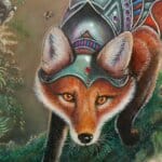 Prime Time... by Ann Richmond, follows a young fox as it encounters newly emerged dragonflies — a fleeting, magical moment that quietly explores time, transformation, and the idea that life is not measured by length, but by intensity. Part of the Otherwurlde Collection—created in collaboration with writer Gary Hyland—Ravensong invites collectors into a world where armoured animals and hidden narratives converge. Available as the original artwork and in a limited range of fine-art prints. Discover more at Otherwurlde.com.