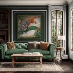 Prime Time... by Ann Richmond, follows a young fox as it encounters newly emerged dragonflies — a fleeting, magical moment that quietly explores time, transformation, and the idea that life is not measured by length, but by intensity. Part of the Otherwurlde Collection—created in collaboration with writer Gary Hyland—Ravensong invites collectors into a world where armoured animals and hidden narratives converge. Available as the original artwork and in a limited range of fine-art prints. Discover more at Otherwurlde.com.