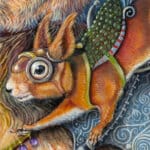 Night Mail, painted by renowned UK fantasy artist Ann Richmond, is a captivating piece of fantasy art featuring a pair of steampunk couriers—a hare and a squirrel. Part of the Otherwurlde Collection—and created in collaboration with writer Gary Hyland—the piece transports viewers into a magical realm where armoured animals and evocative narratives come to life. Offered as affordable art with story, collectors can choose between the original artwork and an exclusive range of fine-art prints. Discover the enchantment at Otherwurlde.com.